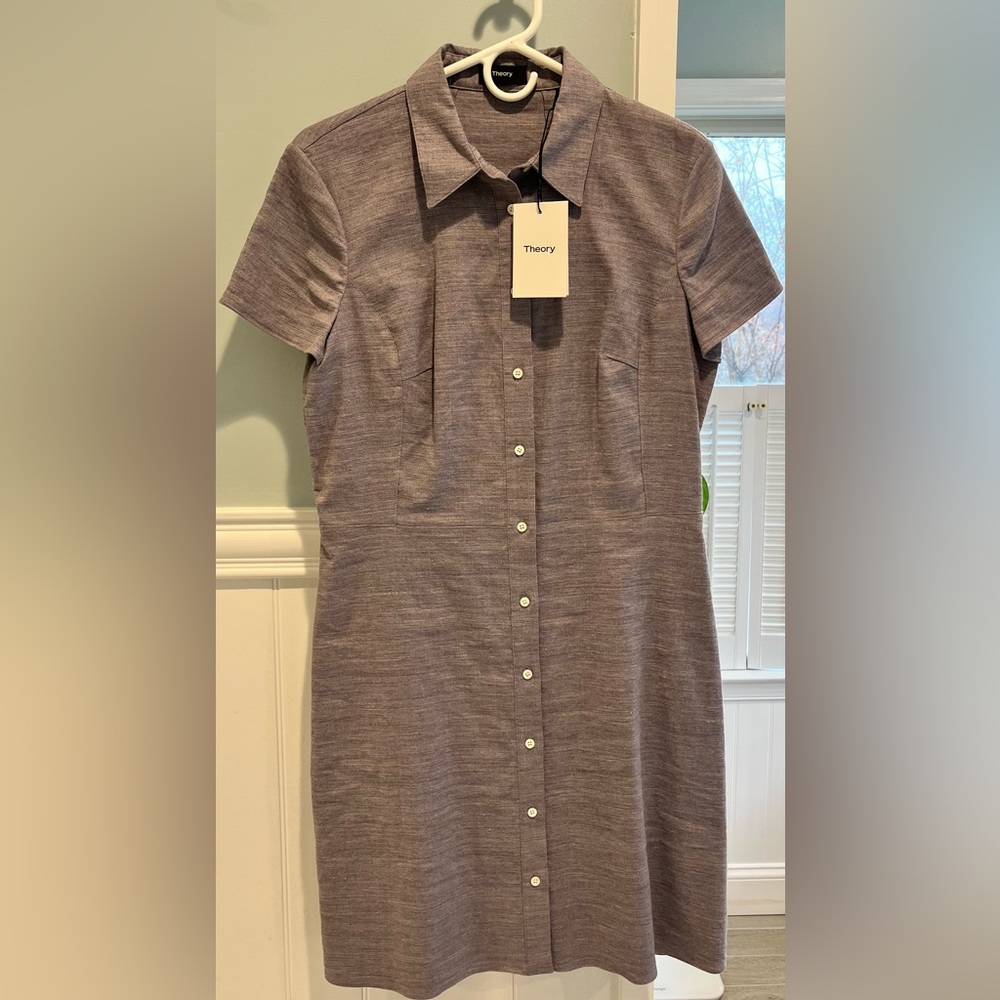 Theory Brand new with tags dress in lavender melange size 10
